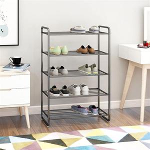 Compact 3 Tier Shoe Rack Open <b>Shelf</b> Storage Organizer Space Saving Design Strong Stable Frame Minimalist Modern Entryway Unit - Product Image 1