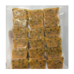 Blocs de pulpe de fruit de la passion surgelés IQF sous vide, durée de conservation de 12 mois, -18°C ° C Storage - Product Image 1