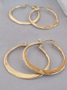 Boucles d'oreilles en laiton de qualité export, finition lisse, prix d'usine en gros, pour l'artisanat métallique - Product Image 3