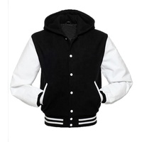 Blouson Bomber Unisexe Décontracté en Gros, Blouson Universitaire Personnalisé avec Broderie, Service OEM, Couleur Personnalisable, Tissu Hiver, Nouveau