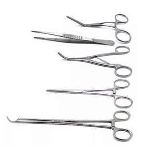 Juego de 5 Pinzas Quirúrgicas de Calidad, Voarse, Debakey, Hulka, Trousseau, Instrumentos Veterinarios de Acero Inoxidable de Dentavex - Product Image 4