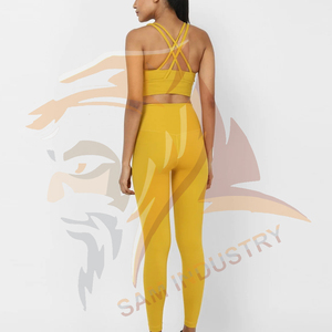 Conjunto de Yoga para Mujer con Diseño Personalizado, Ropa Deportiva para Gimnasio, Nuevo Estilo, Conjunto de Yoga para Mujer en Venta en Línea - Product Image 2