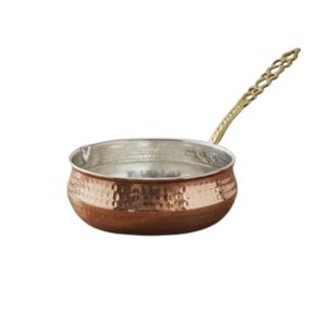 Custom Handcrafted Hammered Copper Cookware Set Traditional Terracotta Bottom Soup Cooking <b>Pot</b> with Lid for Kitchen - Product Image 4