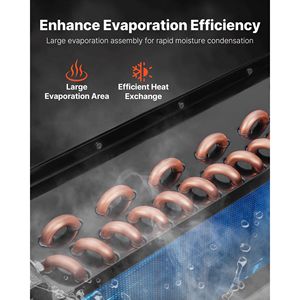 Essiccatore d'aria refrigerato industriale 85CFM 110-120V, Raffreddatore d'aria compressa 15HP 20HP, Sistema di essiccazione ad aria refrigerata 85CFM - Product Image 4