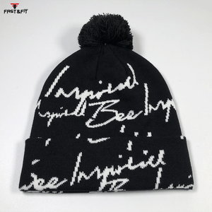 Professional Made High Quality Cotton Beanie Cap 3D Embroidery Breathable Waterproof Fleece Fabric Lightweight Unisex Headwear - Product Image 2