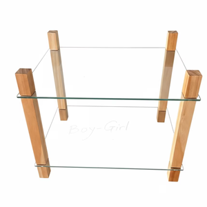 TMG-H147(ECO) Support d'affichage en verre trempé moderne et créatif, idéal pour le salon, le magasin, le balcon - Product Image 1