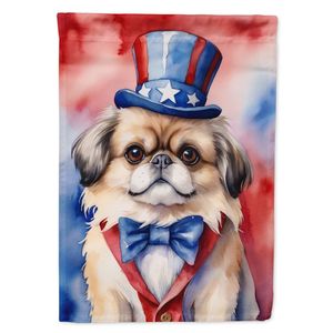 Patriótico americano pekinés jardín bandera Multicolor buzón decorativo patio Banner para Patio ilustraciones para macizos de flores - Product Image 1