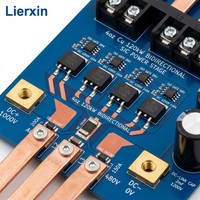 Chargeur Bidirectionnel V2G Lierxin en Cuivre Robuste pour Véhicules Électriques, Contrôle Principal 4 Couches FR-4 Haute Température, Charge Rapide DC 30kW-120kW, Décharge ENIG
