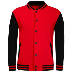 Chaqueta Universitaria Personalizada para Hombre y Mujer, Chaqueta de Béisbol de Lana y Cuero a la Moda, Chaqueta Universitaria con Letras, Ropa Casual Urbana, Suministro de Fábrica - Product Image 5