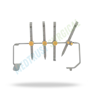 Projectomètre nasal Davis 15 cm, instrument de mesure pour chirurgie plastique ORL, pour rhinoplastie de précision. - Product Image 3