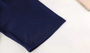 Conjunto de Uniforme de Fútbol para Hombre, Camiseta y Pantalones Cortos Sublimados en Degradado Azul y Rosa, Transpirable, de Secado Rápido, que Absorbe la Humedad - Product Image 2