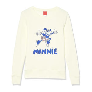 Sudaderas Bordadas para Mujer, Cuello Redondo, Manga Larga, Corte Holgado, Detalle Floral, Felpa Suave, Mezcla de Algodón, Ropa Urbana - Product Image 4