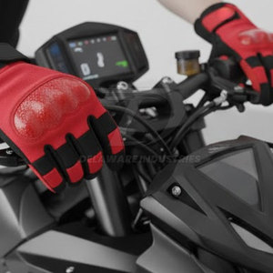 Gants de moto en textile, design flexible avec coutures renforcées pour les longues balades et l'usage quotidien - Product Image 6