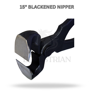 Pince à sabots réglable noircie de 15 pouces, durable et facile à utiliser, outil vétérinaire pour l'entretien et la coupe des sabots de cheval, usage équestre - Product Image 2