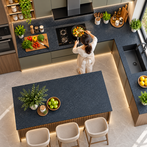 Grandes dalles de granit poli vert menthe de qualité supérieure pour hôtels, aéroports, villas, bureaux, complexes hôteliers et revêtements de sol commerciaux - Product Image 4