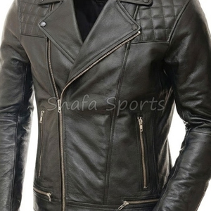 Gents Leather Jacket Slim Design Modern Fashion Trend Premium Quality Comfortable Durable Stylish Leather Jackets Outfit - Product Image 3