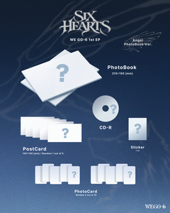 WE GO-6 - [ SEIS CORAZONES ] (Versión Ángel PHOTOBOOK) Álbum de K-Pop en CD, el Más Vendido en Corea, para Todas las Edades - Product Image 4