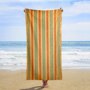 <b>Extra</b> <b>Large</b> High Quality Beach <b>Towel</b> Quick Dry Printed Stripe Custom Wholesale Tropical Style Beach <b>Towel</b> - Product Image 2