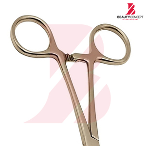 Pince chirurgicale réutilisable pour piercing, outil médical en acier inoxydable, poignée antidérapante, pointe de précision, sans rouille, pour nez, oreilles, lèvres - Product Image 5