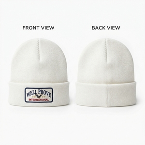 Gorro Unisex Personalizado de 4 Paneles, Tejido Acrílico Premium de 250 g/m², Diseño Gráfico Impreso Digitalmente, Ajustable, Cálido para Invierno - Product Image 6