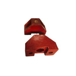 Isolateur de grue, composant d'isolation électrique avec inserts en laiton pour équipement de grue industrielle - Product Image 3