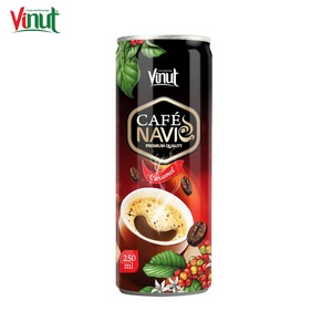 250ml Can (Tinned) Custom Private Label Caramel <b>Coffee</b> OEM ODM Export Product Beverage Manufacturer - Product Image 1