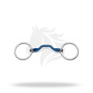 Bocado de caballo Mullen Snaffle de anillo suelto y puerto bajo, equipo de equitación - Product Image 1