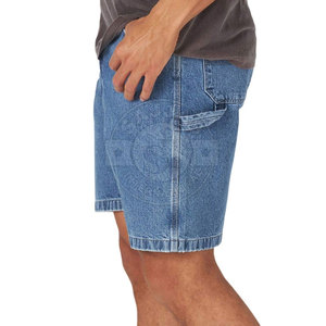 Latest Design Jeans Shorts Custom Logo Causal Wear Jeans Shorts Workout Jeans Short For Men Online Sale - Product Image 2