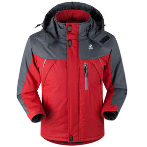 Men Waterproof Canvas Softshell Jacket Outdoor <b>Work</b> Wear Uniform Zipper Closure Print Pattern Hooded - Product Image 1