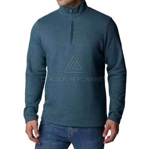 Nuevo Diseño, Sudaderas Transpirables con Media Cremallera, MOQ Bajo, Sudaderas Básicas con Media Cremallera, Precio al por Mayor, Hechas en Pakistán - Product Image 5