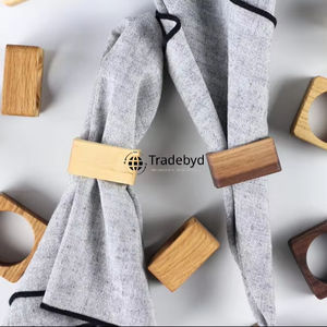 Designer Classic <b>Wooden</b> <b>Napkin</b> <b>Ring</b> Handmade Eco-Friendly & Durable 2.5cm Round Dining Table Decor Wedding Accessories Tradebyd - Product Image 1