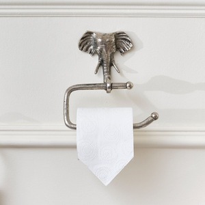 Contemporary Wall Mounted Iron Toilet Paper Holder Stylish Tissue <b>Roll</b> Dispenser For Bathroom Interior Styling - Product Image 4