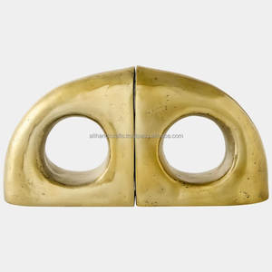 Sujetalibros de Metal con Diseño Escultural en Latón con Acabado Rústico – Sujetalibros Duradero y Elegante para Bibliotecas - Product Image 6
