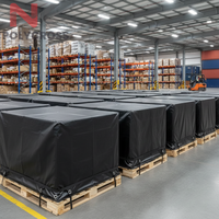 Bâche en plastique multi-usages, durable et imperméable pour applications extérieures et commerciales