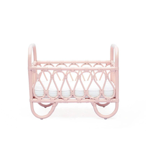 Adorable berceau pour poupée fait main, accessoires pour poupée, berceau pour nouveau-né, lit bébé moderne pour bébé - Product Image 6