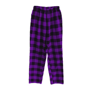 Wholesale High Quality Custom Soft <b>Pajama</b> Bottom Lounge Pants Plaid <b>Flannel</b> Wide Leg <b>Pajama</b> Pants for Women - Product Image 6