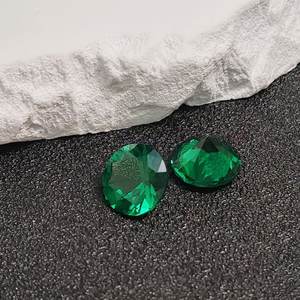 Esmeralda natural redonda facetada, corte brillante, verde intenso, esmeralda suelta, varios tamaños para joyería al por mayor - Product Image 4