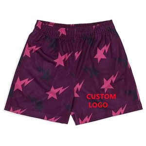 <b>Top</b> Selling Men's Casual Mesh Basketball Shorts with Pockets 5 Inch Inseam Quick Dry Sublimation Custom Color Drawstring Closure - Product Image 5