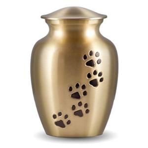 Urnas personalizables para cremación de mascotas con diseño de huella de pata negra, urnas duraderas para cenizas de gatos y perros, urnas conmemorativas para guardar recuerdos de mascotas. - Product Image 6