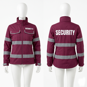 Chaqueta de Seguridad con Capucha Unisex Naranja, Lona de 300 GSM, Impermeable, Cinta Reflectante, Logotipo Personalizado, Transferencia Térmica, Bordado, Ropa de Trabajo - Product Image 4