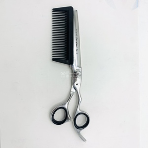 2025 nouveau Design cheveux ciseaux avec peigne détachable barbier coiffure ciseaux peigne ensemble cheveux coupe ciseaux - Product Image 1