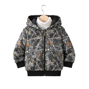 Custom Winter Retro Casual Thick Polar Black Silk Bomber Jacket Zip-Up Hooded Waterproof Windproof Unisex - Product Image 1