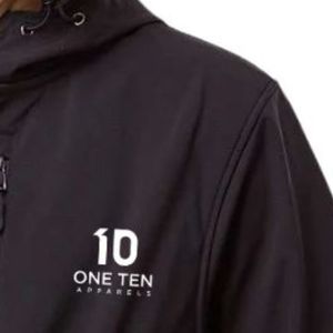 เสื้อแจ็คเก็ตโพลีเทคสีดำสำหรับผู้ชาย กันน้ำ กันลม มีฮู้ด น้ำหนักเบา ระบายอากาศได้ดี รับสกรีนโลโก้ - Product Image 6