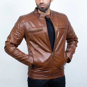 Chaqueta de Cuero para Hombre al por Mayor – Estilo Casual y Motero, Corte Ajustado, Cuero Premium Suave, Suministro Directo de Fábrica - Product Image 2