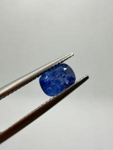 Natural Royal Blue Sapphire <b>Cushion</b> Cut 1.70CT 7.5x5.5x4.5mm Heat Treated Color Play Third Party Certified Loose Gemstone for - Product Image 6