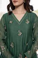 Salwar Kameez indien pakistanais élégant, tissu en soie Chanderi, broderie Zari, tenue de fête fantaisie, décontractée, traditionnelle pour femmes