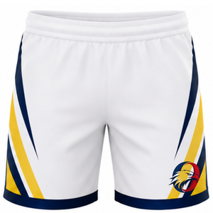 White <b>Yellow</b> Volleyball <b>Shorts</b> Custom Team Athletic Bottoms Sports Apparel Match Wear Lightweight Training Uniform For Players - Product Image 1