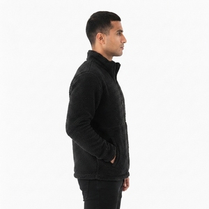 Comfortable Fit for Winter Outdoor Wear Sherpa Jacket for men Wool Men's Sherpa Jacket <b>Warm</b> <b>Fleece</b> Coat with Soft - Product Image 3
