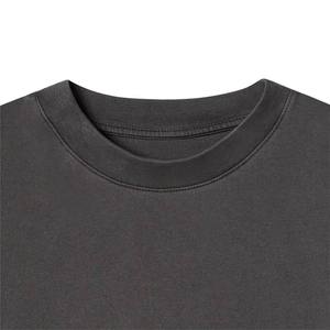 เสื้อยืดคอตตอนทรงโอเวอร์ไซส์คุณภาพสูง ปรับแต่งได้ตามต้องการ ทรงบ็อกซี่ คอริบ โอเวอร์เนื้อผ้าหนา ซักแบบวินเทจ สำหรับผู้ชาย - Product Image 3