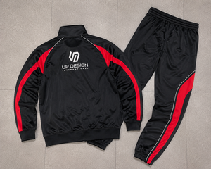 Chándal Deportivo Personalizado de Poliéster para Hombre, con Cremallera Completa, Ropa Deportiva para Correr, Conjunto de Entrenamiento, Fabricante OEM ODM - Product Image 6